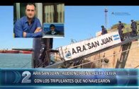 01 -02-  2018 ARA SAN JUAN . HUBO UNA AUDIENCIA  EN CALETA OLIVIA CON LOS TRIPULANTES QUE SE BAJARON DEL SUBMARINO.