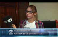 28 -06 -2019 DÍA  DE LA PRUEBA DEL VIH. REALIZARON TESTEOS GRATUITOS EN CEFIL.