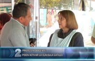 25 -09 -2019 PROTESTA DOCENTE PIDEN ACTIVAR LA CLAUSULA GATILLO.