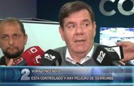 16 -12 -2019 VORAZ INCENDIO EN MAR DEL PLATA. CONFERENCIA DE PRENSA DEL INTENDENTE MONTENEGRO