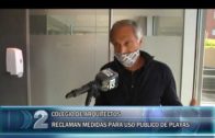 5 -11 -2020  DESDE EL COLEGIO DE ARQUITECTOS RECLAMAN MEDIDAS PARA  USO PUBLICO DE PLAYAS.