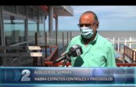 6  -11 -2020 BALNEARIOS ALQUILER  DE SOMBRA HABRÁ ESTRICTOS CONTROLES  DE LOS PROTOCOLOS.