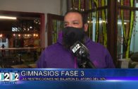 22 -04 -2021 GIMNASIOS FASE 3 . LAS RESTRICCIONES NO BAJARON EL AFORO DEL 30 %