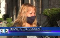 31-05-2021 TRANSPORTE ESCOLAR . ANTE LA FASE 2 PIDEN EXENCIONES POR FALTA DE TRABAJO.