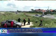 2-11-2021 SIMULACRO DE DEFENSA CIVIL , SE DESARROLLO EN ACANTILADOS.