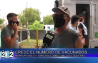 24-01-2022 CRECE EL NUMERO DE VACUNADOS . MARPLATENSES  Y TURISTAS COMPLETAN EL ESQUEMA DE VACUNACION.