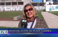 13-04-2022  REMODELACION PLAZA GUEMES . VECINOS ESTAN DISCONFORMES CON LAS  FORMAS.