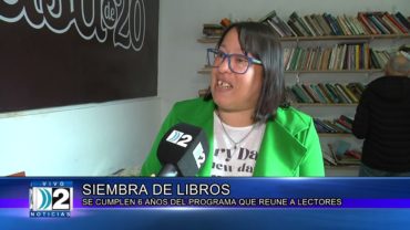 22-9-2023 SIEMBRA DE LIBROS. SE CUMPLE 6 AÑOS DEL PROGRAMA QUE REÚNE A SUS LECTORES .
