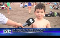 Día nublado pero en la playa