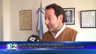 08 05 OCHO MENORES APREHENDIDOS