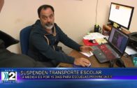 03 06 SUSPENDEN TRANSPORTE ESCOLAR